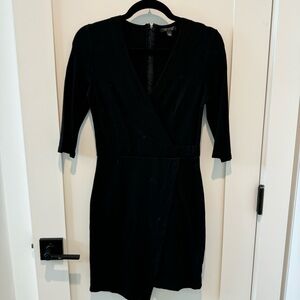 Black top shop dress